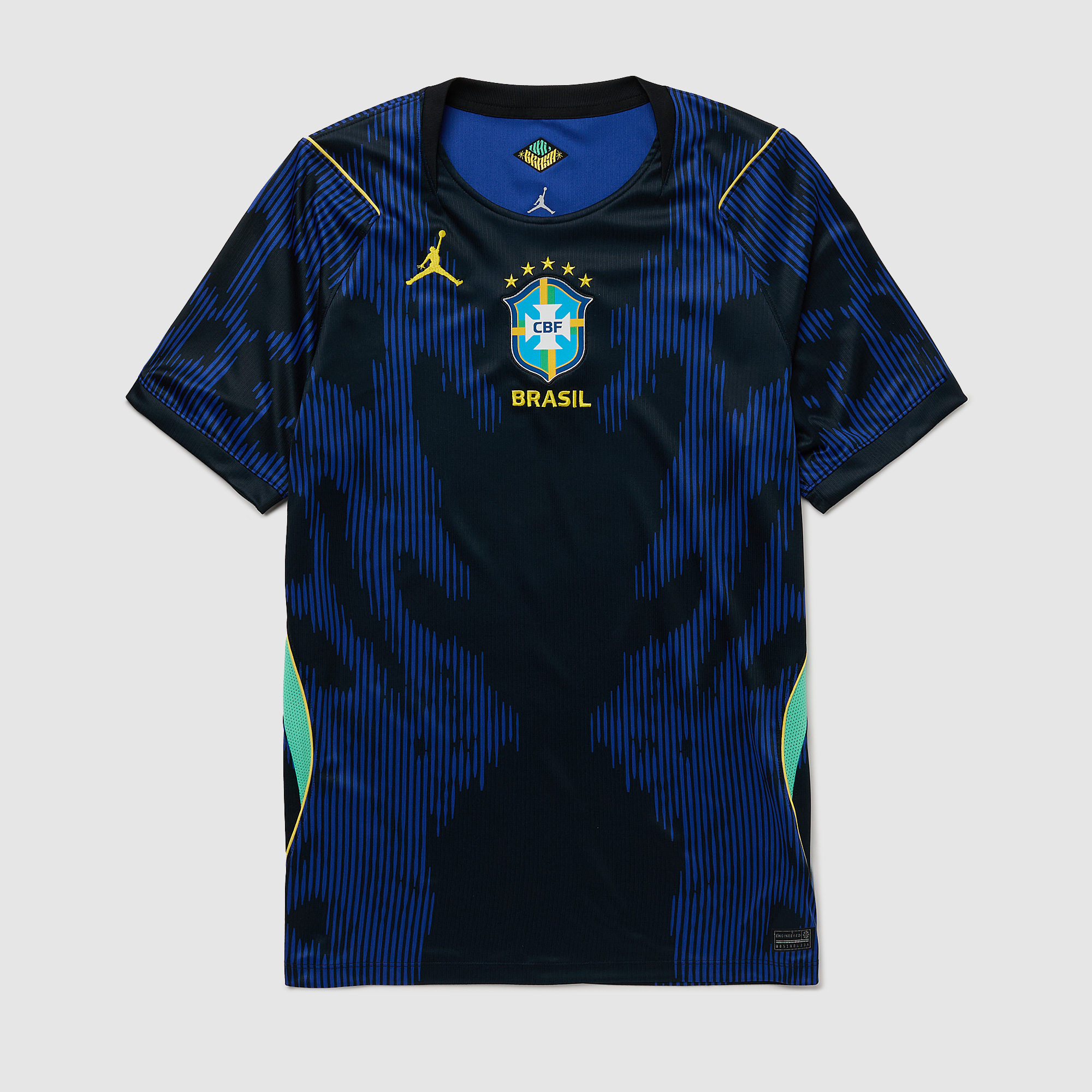 Jordan Brazil 2026 Womens Dri Fit Stadium Away Shirt Old Royal Black Blue