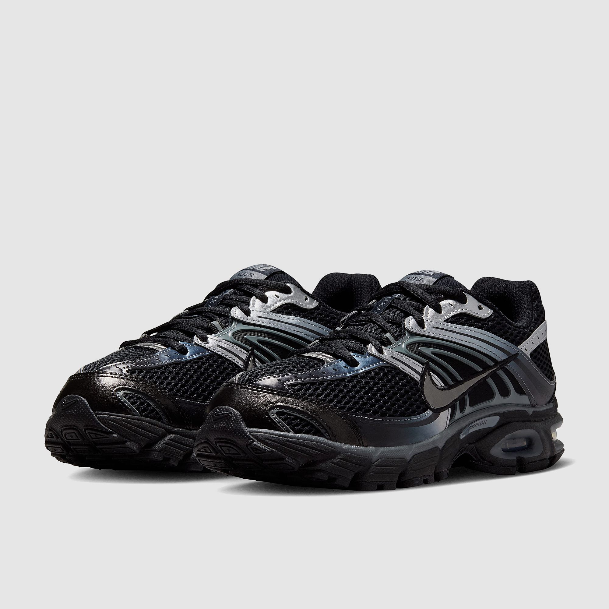 Nike Sportswear Womens Air Max Moto 2K Smoke Grey Metallic Silver Black