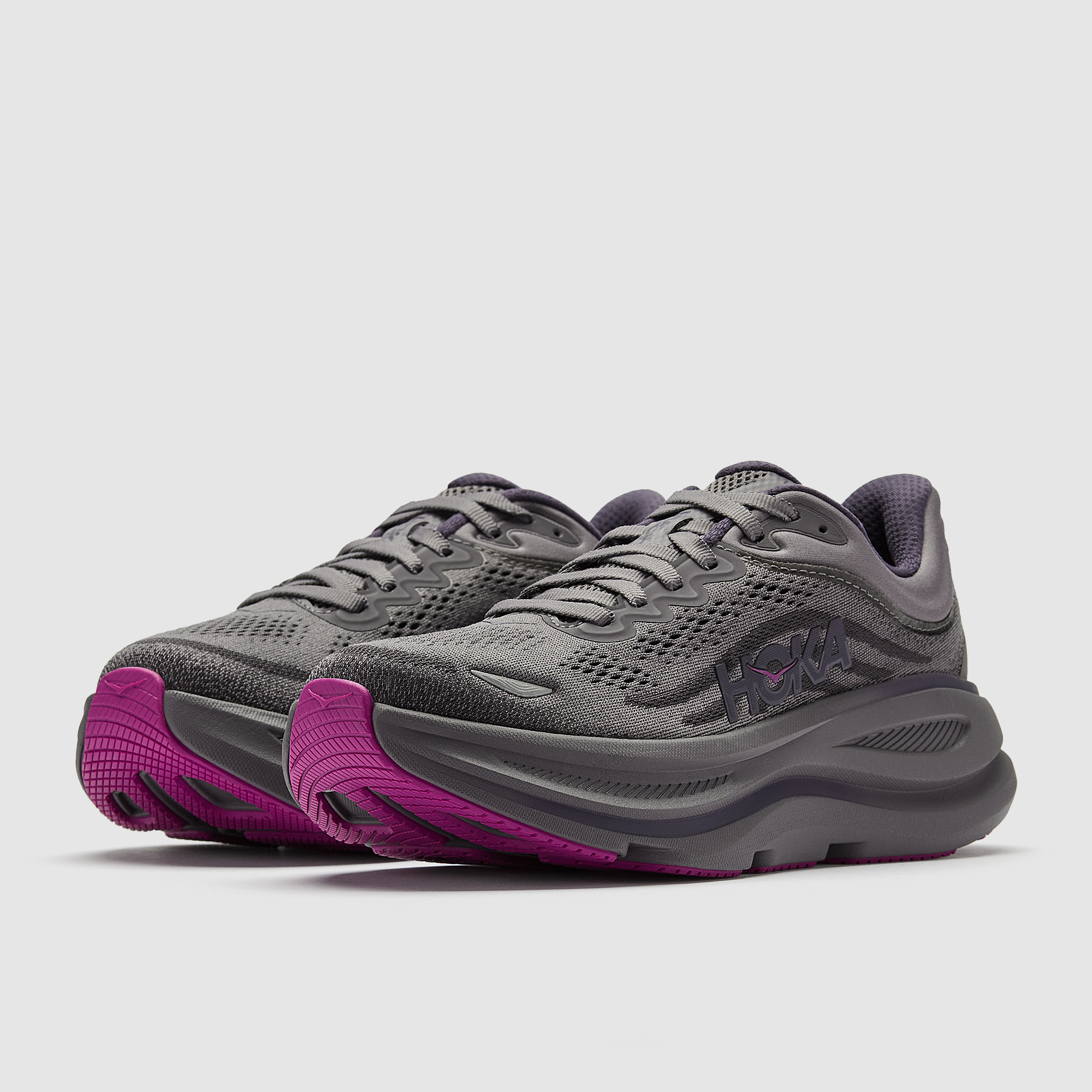 Hoka Bondi 9 Berry Shrub Galaxy Burgundy Women's Size 8