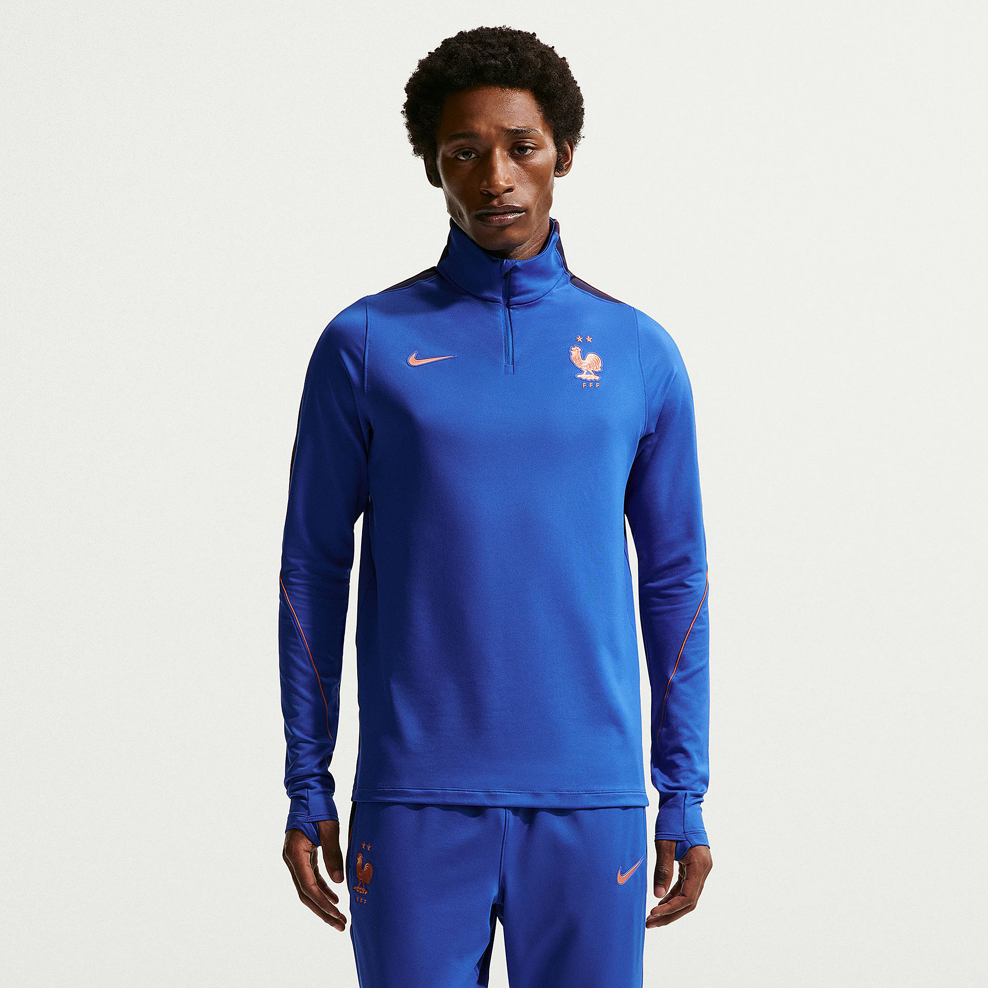 Nike France 2026 Dri Fit Strike Pants Game Royal Blackened Metallic Copper Blue