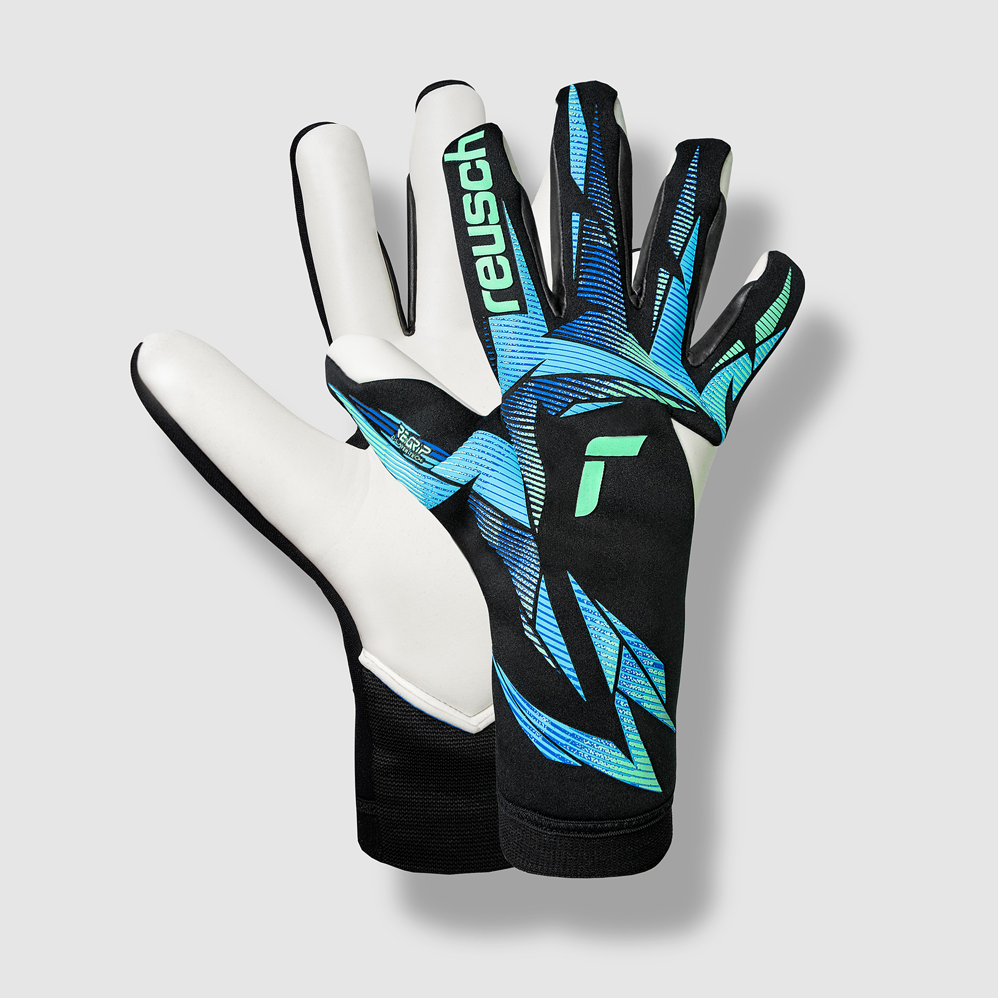 Gants De Gardien Enfant Reusch Attrakt Silver - Reusch - Gants De Gardien Enfant Reusch Attrakt Silver Premium Blue Gold Black