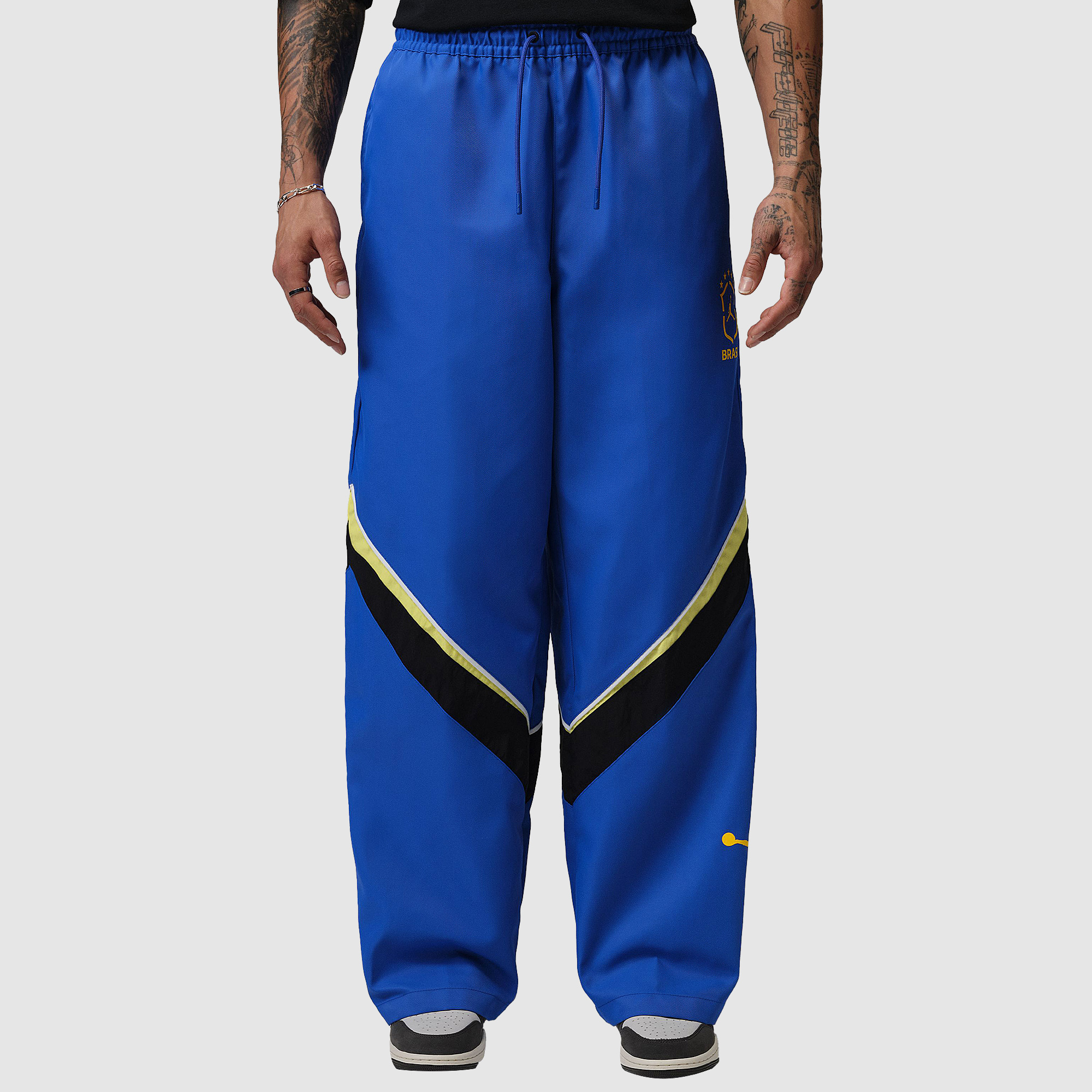 Jordan X Brazil 2026 Draft Pants Old Royal Black Yellow Pulse Blue