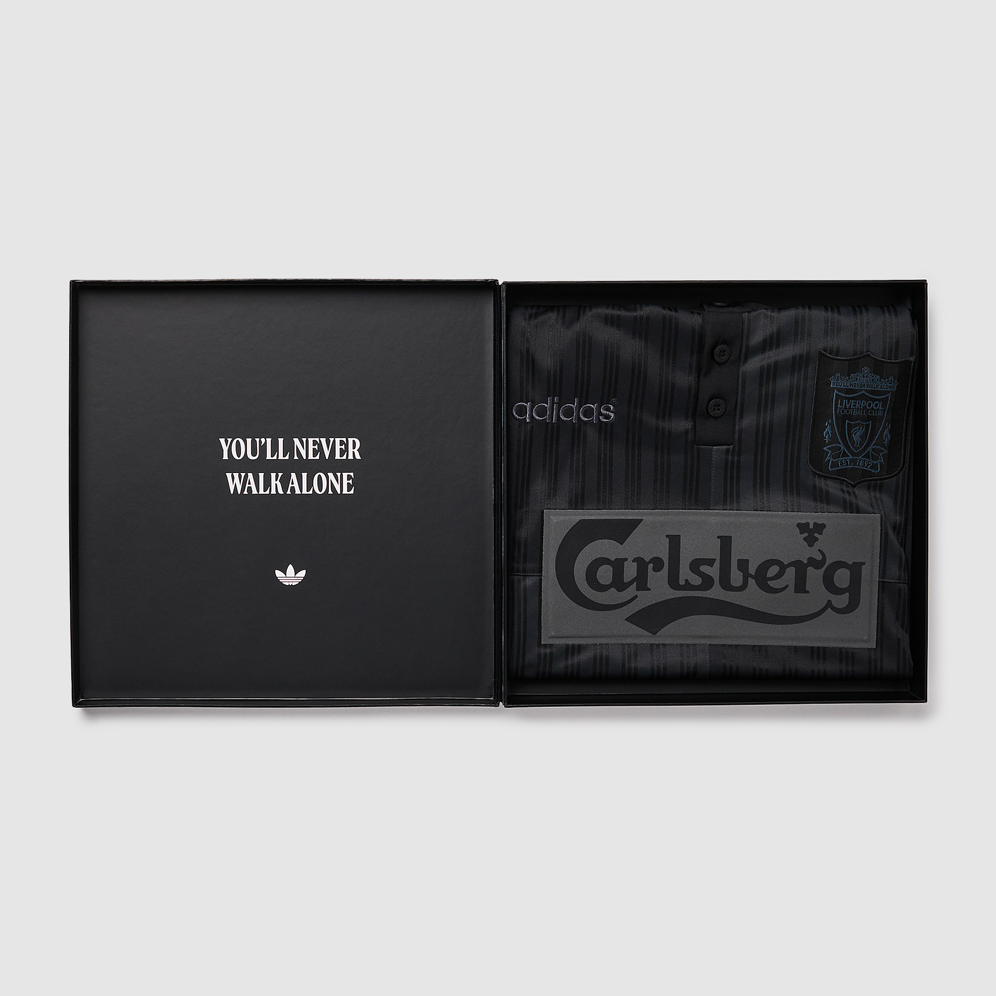 adidas Originals Liverpool 1995 Shirt - Black/Carbon - Mens Replica |  Pro:Direct Soccer