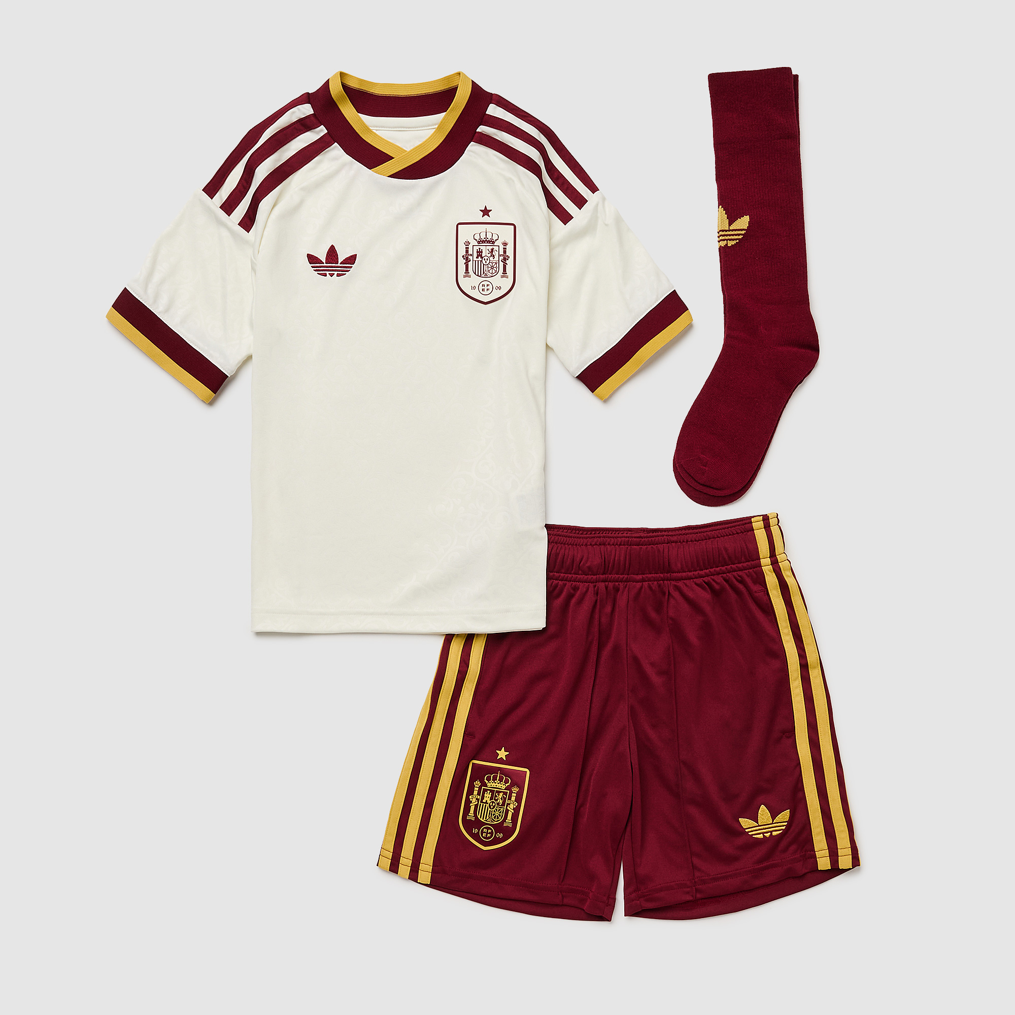 Adidas Originals Spain 2026 Little Kids Away Kit White