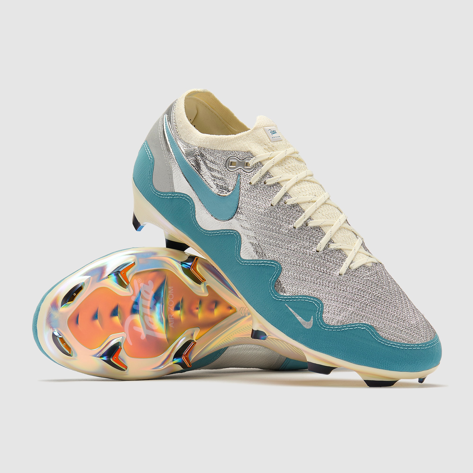 Nike Air Zoom Mercurial Vapor XVI Elite SE FG - Chrome/Noise Acqua/Bianco
