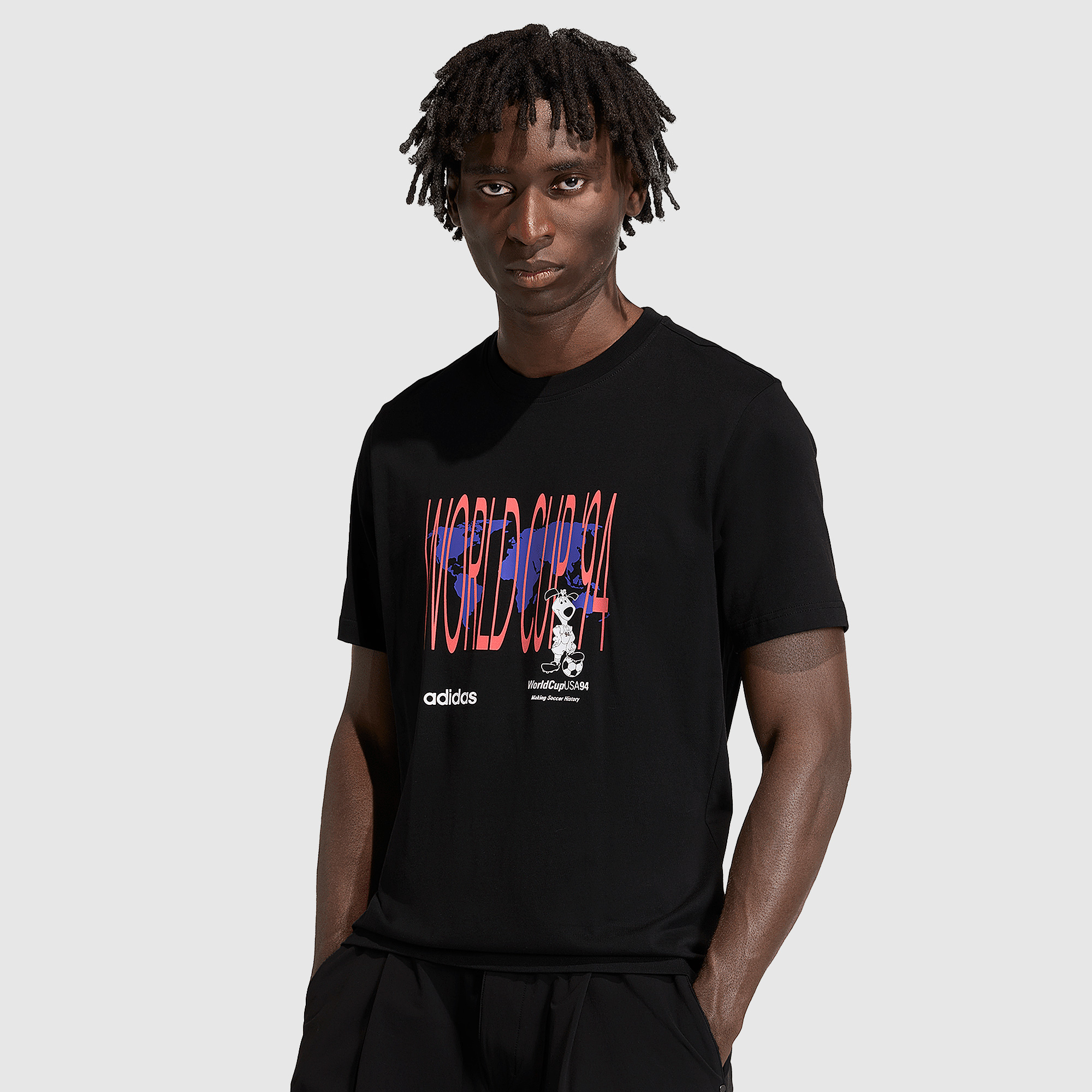 Adidas Originals Archive World Cup 94 Graphic T Shirt Black