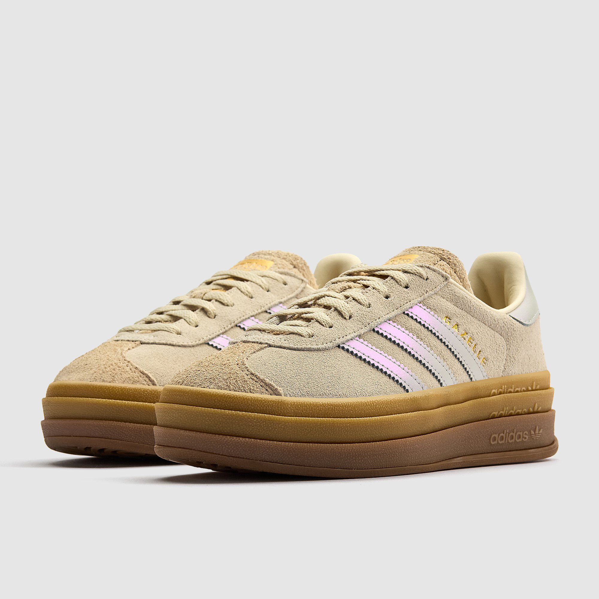 adidas gazelle silver green womens adidas Gazelle Bold W JS3908 main image 1