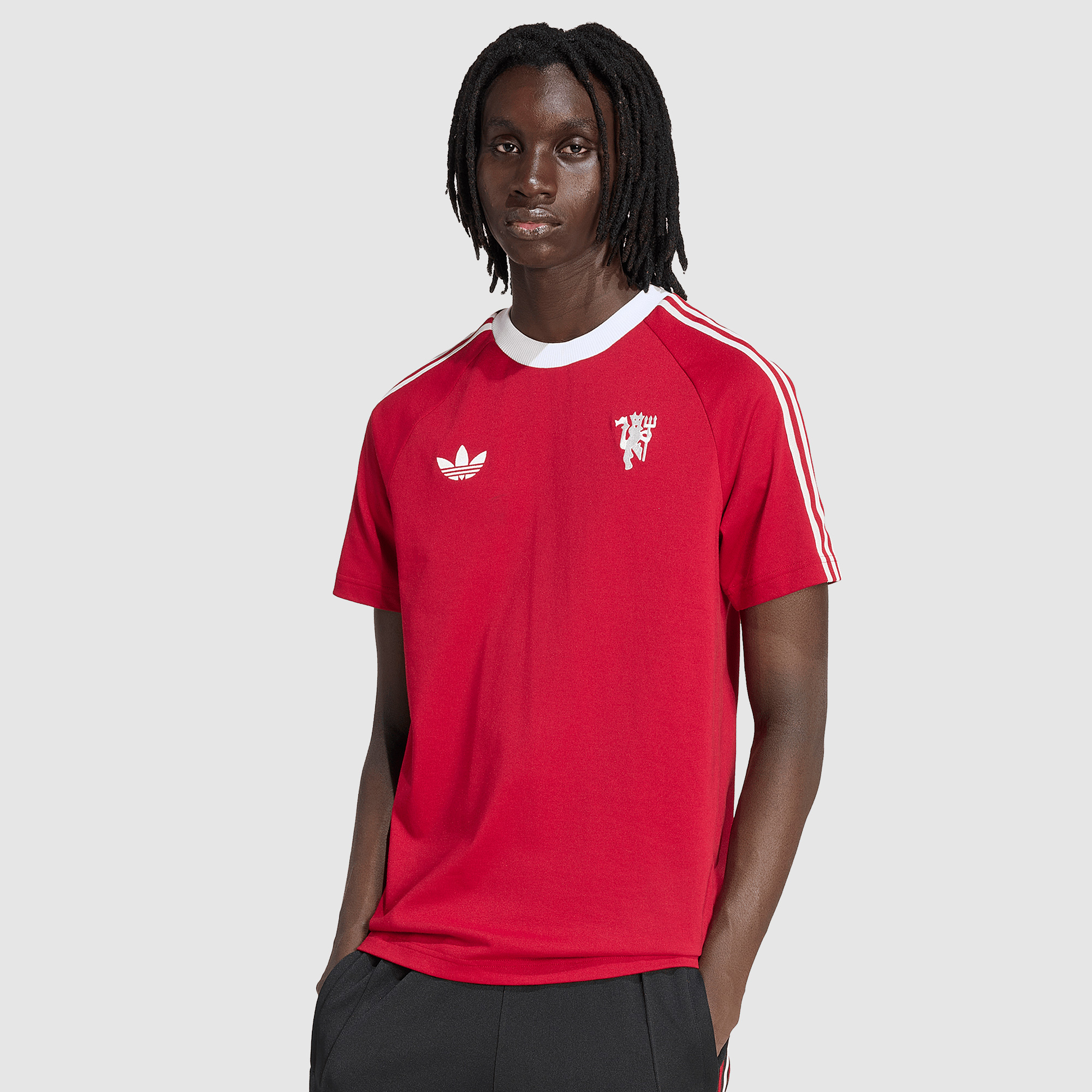 Adidas Originals Manchester United 25 26 Og T Shirt Red