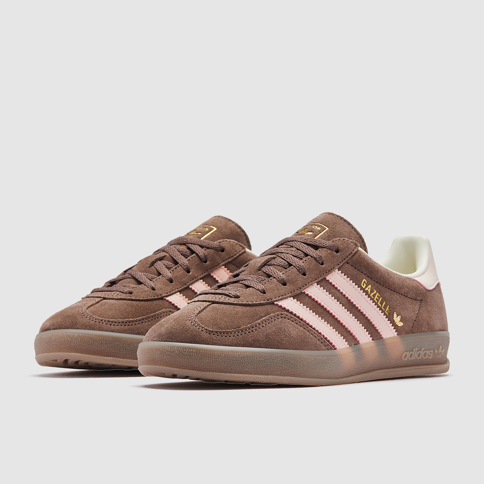 Adidas Originals Womens Gazelle Indoor Earth Strata Wonder Quartz Gum Brown