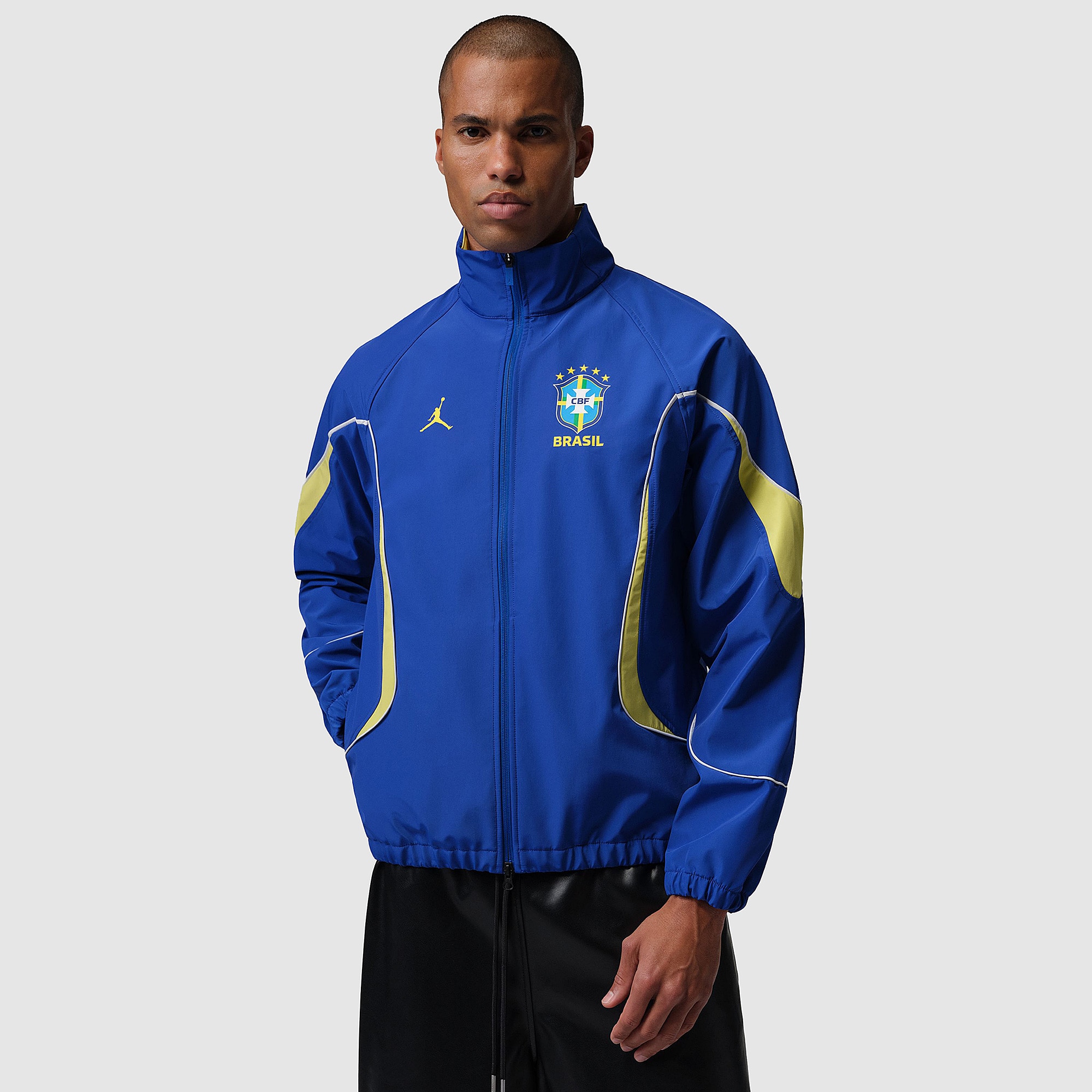 Jordan x Brazil 2026 Anthem Jacket - Old Royal/Yellow Pulse/White