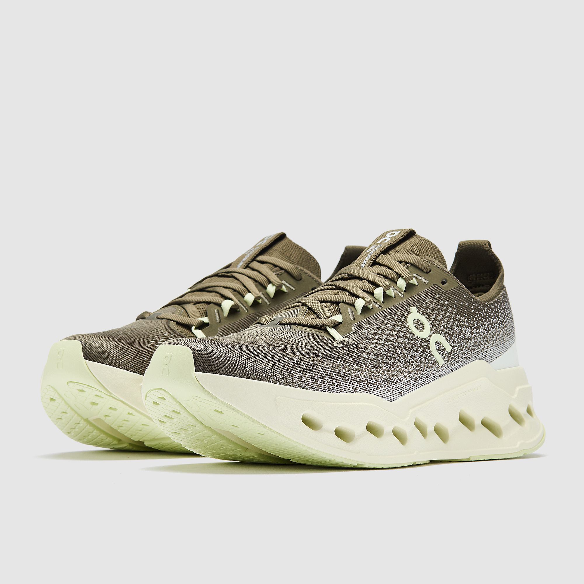 On Cloudsurfer Max Olive Seedling Green