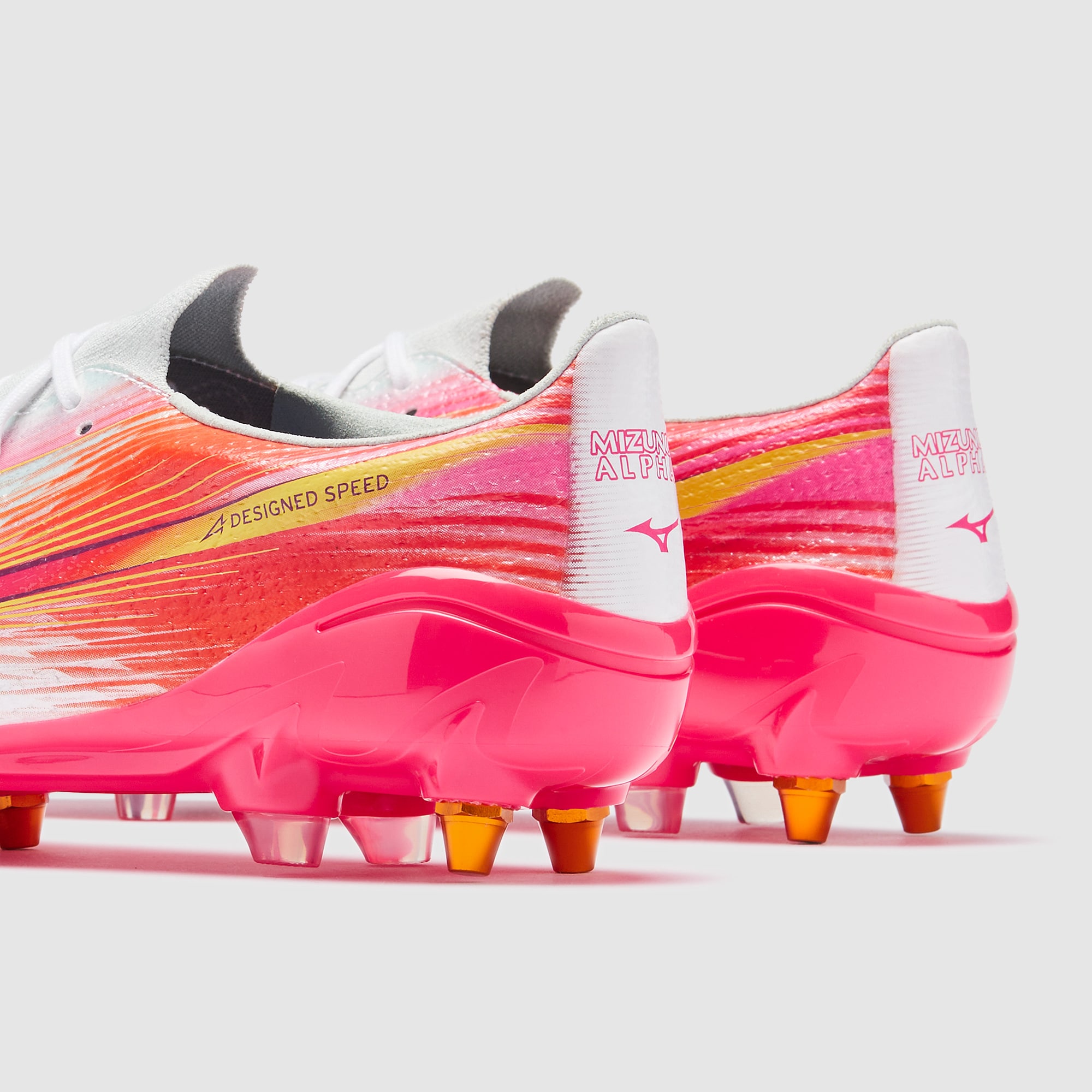 Mizuno Alpha III Elite Mix Soft Ground - White/Fuchsia Purple