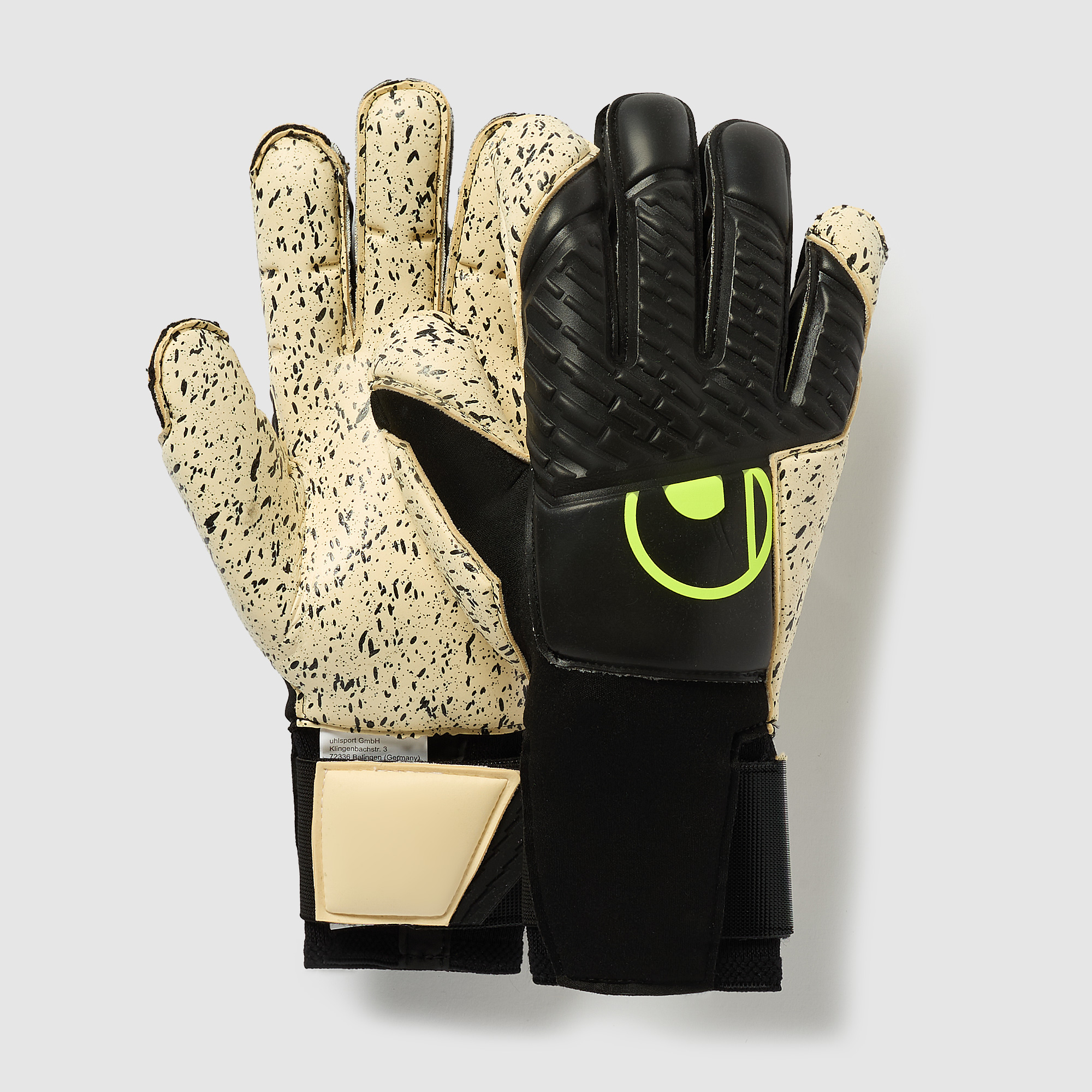 Uhlsport Retro Ergonomic Supergrip HN - Bianco/Nero/Rosso - Guanti