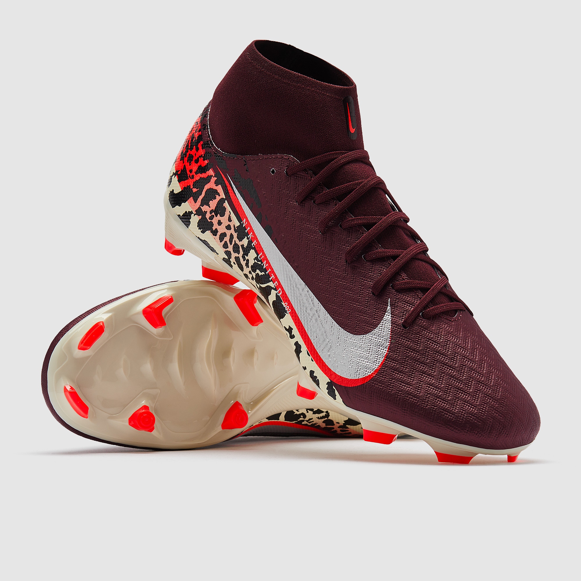 Nike Air Zoom Mercurial Superfly X Academy FG - Borgogna Crush/Mtlc Argento/Univ Rosso/Fossil