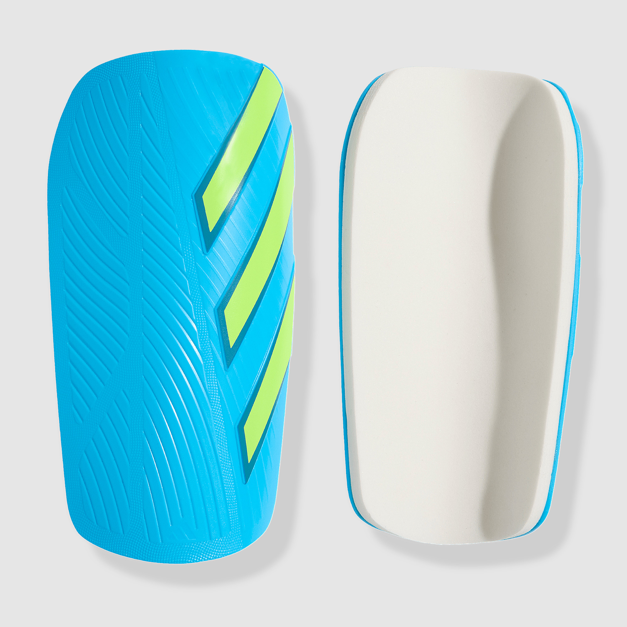 Adidas Tiro Eu Club Shinpads Lucid Aquamarine Solar Yellow Dusky Petrol Blue
