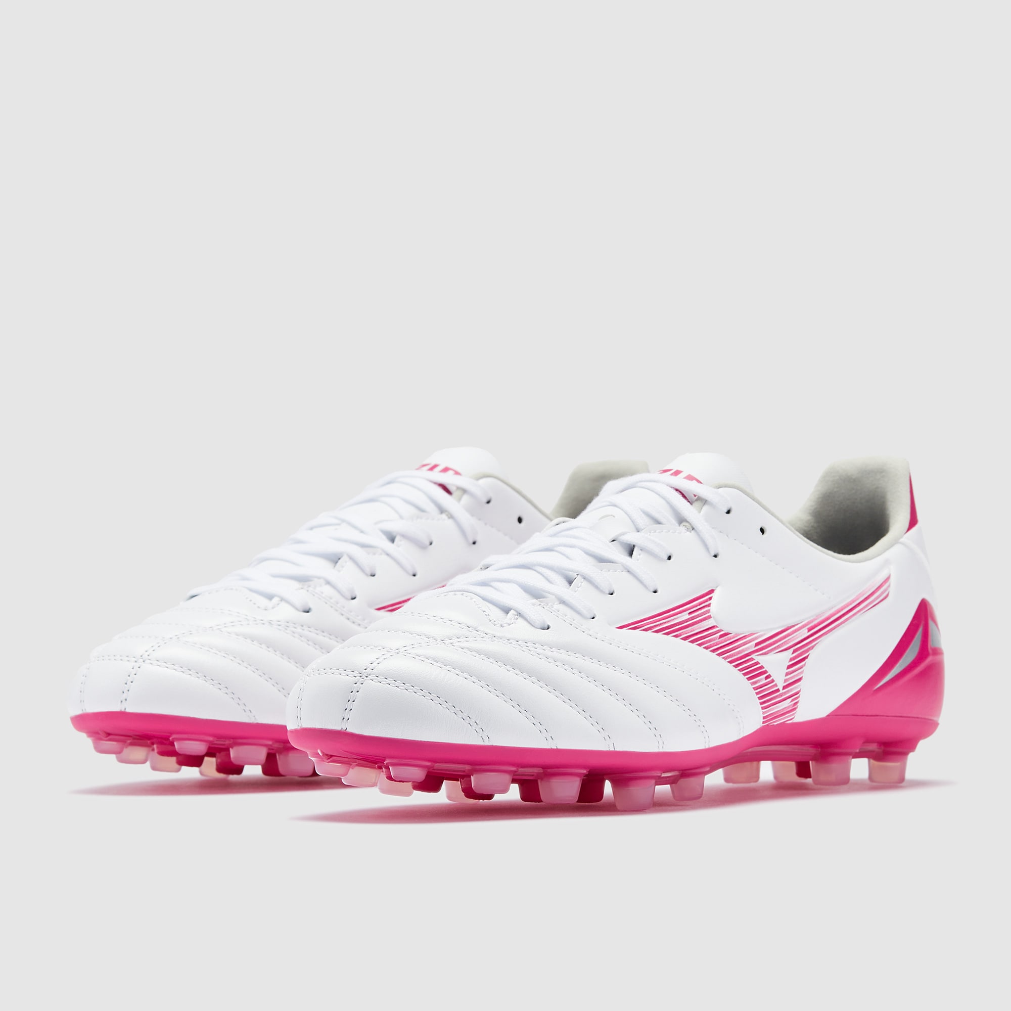 Mizuno Morelia Neo IV Pro Artificial Grass - White/Fuchsia Purple
