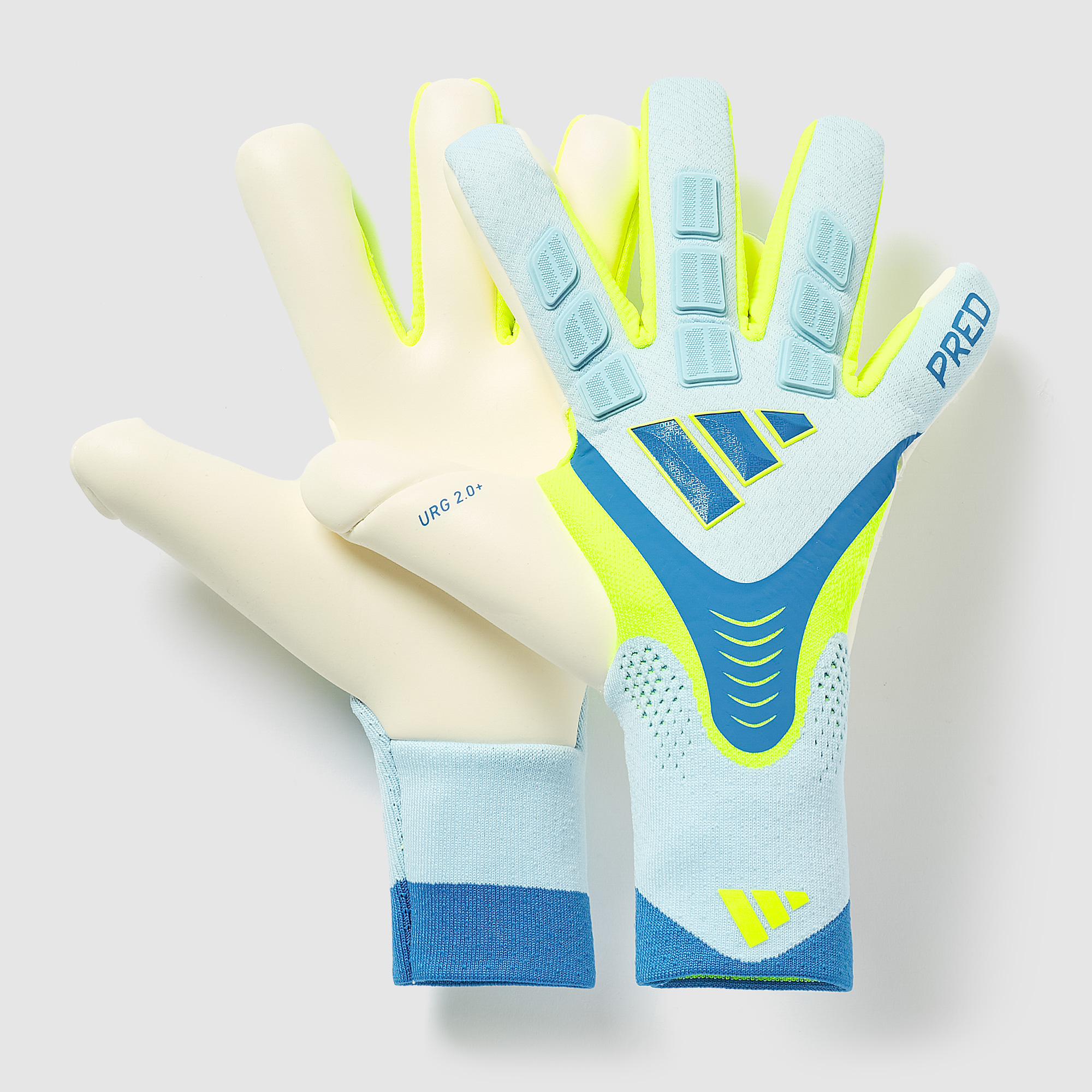 Adidas Predator Pro Gk Gloves Ray Crystal Sky Solar Yellow Blue
