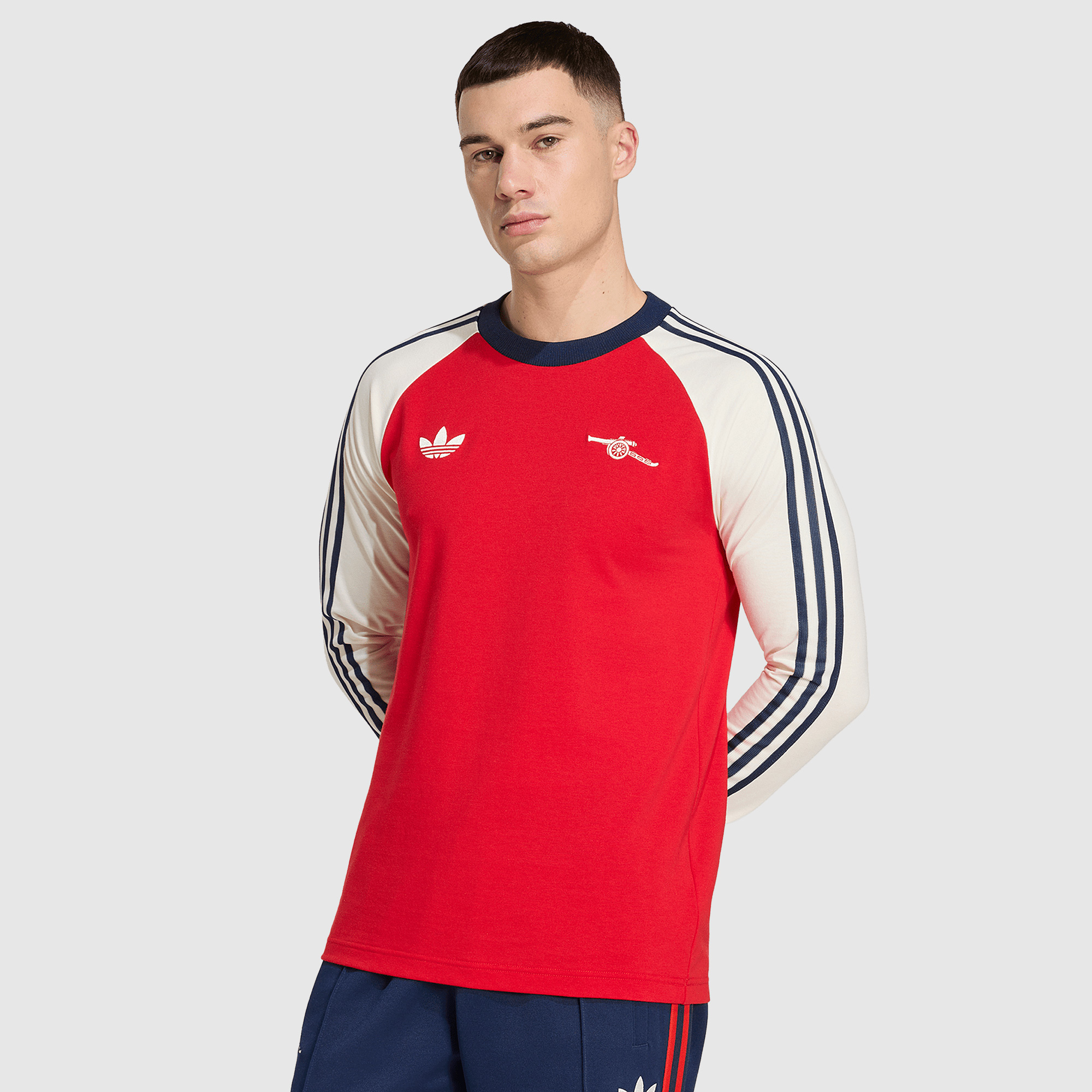Adidas Originals Arsenal 25 26 Og Ls Shirt Red Men's Large