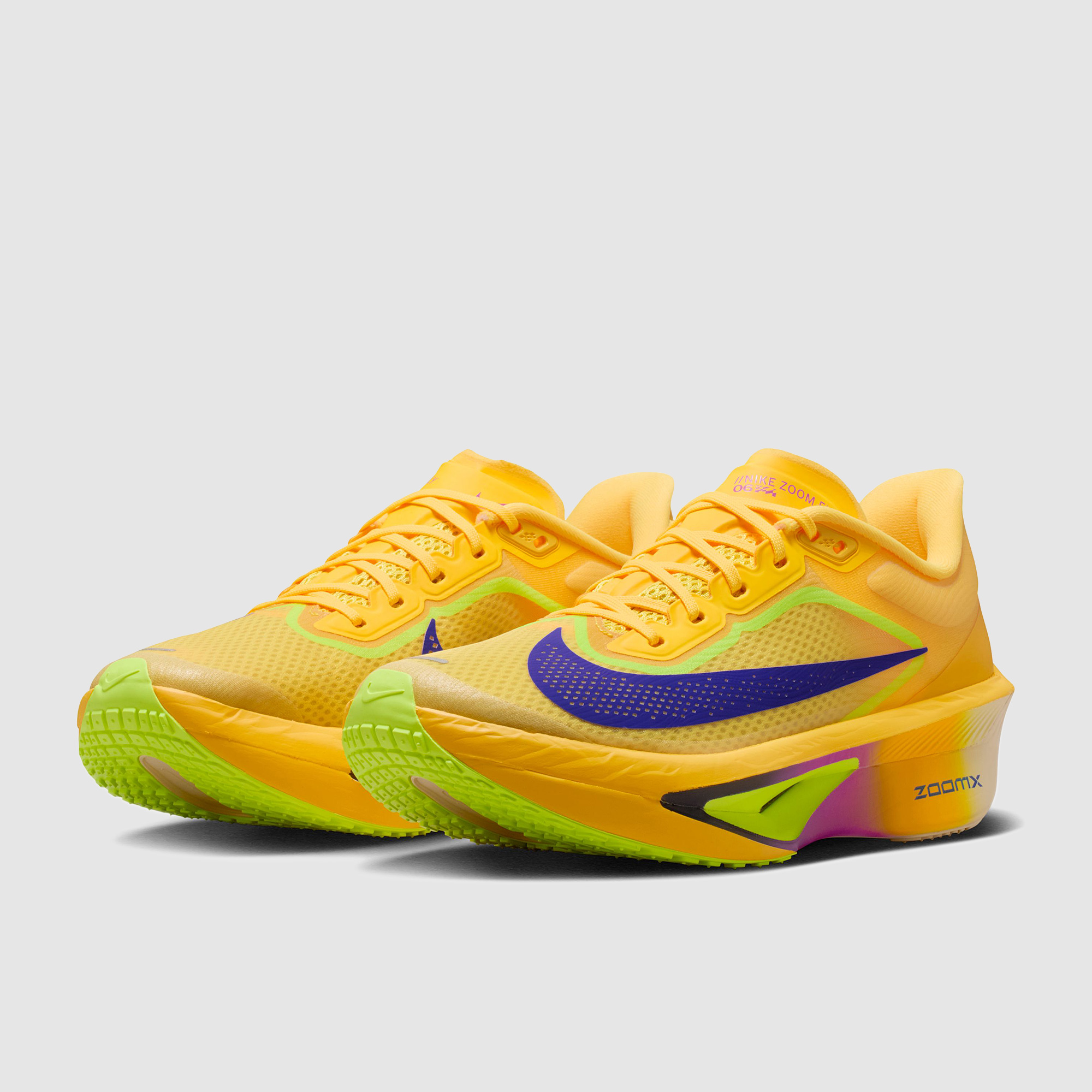 Nike Womens Zoom Fly 6 Citron Pulse Indigo Burst Volt Ice Hyper Violet Blue Void Alabaster Orange