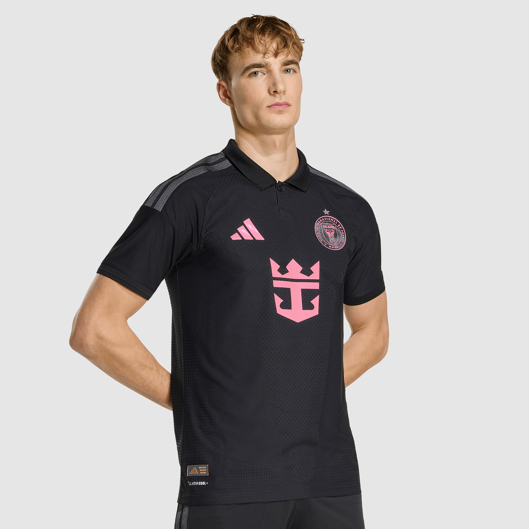 Adidas Inter Miami 2026 Authentic Away Shirt Black