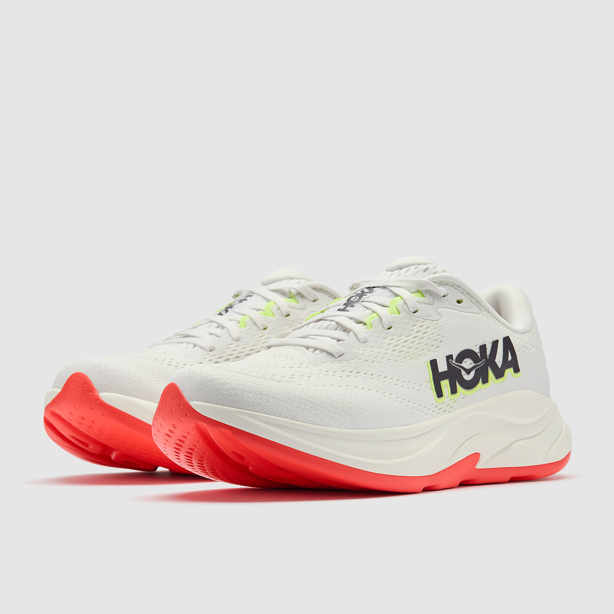 Hoka Rincon 4 Frost Neon Yuzu White