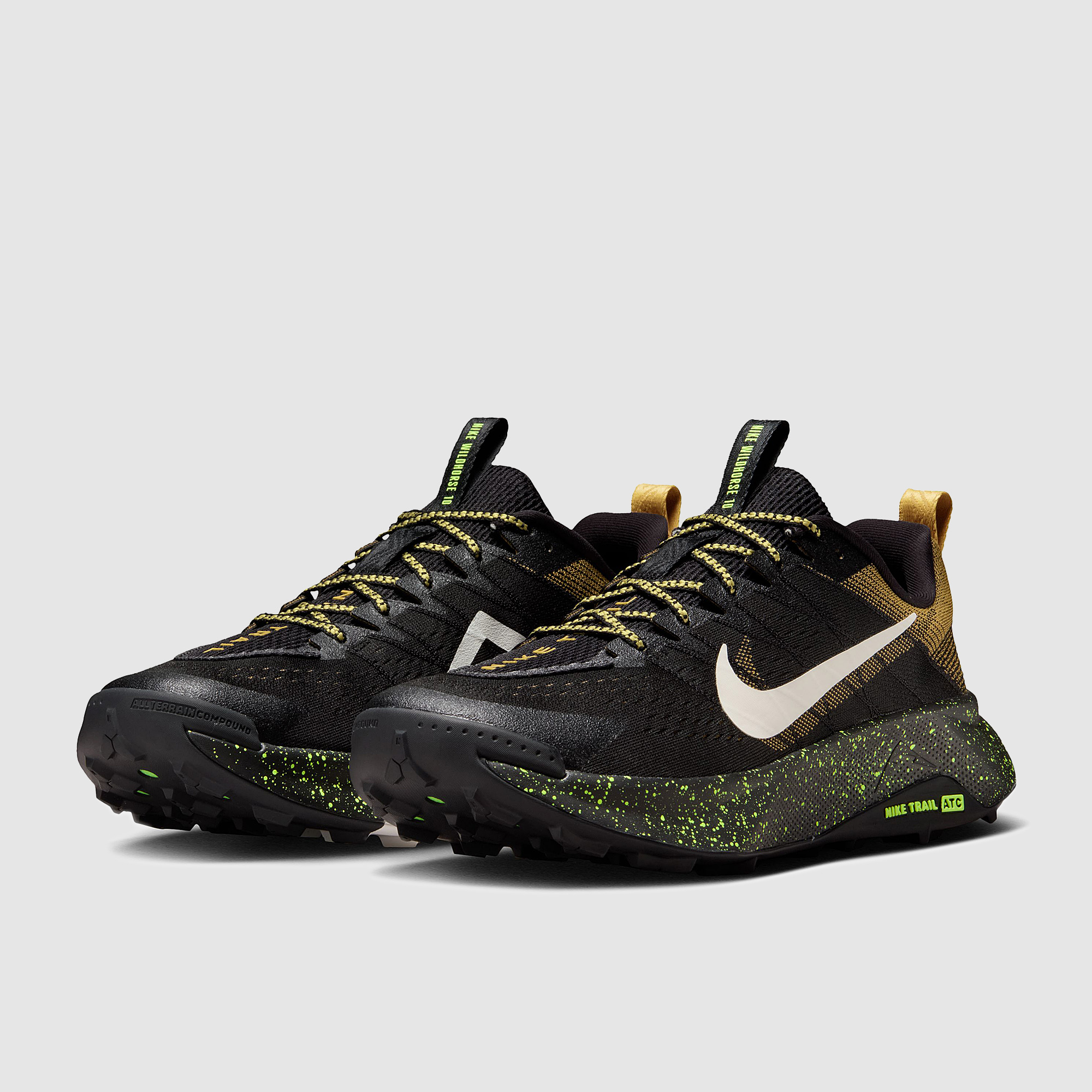 Nike Reactx Wildhorse 10 Phantom Peat Moss Volt Ice Black