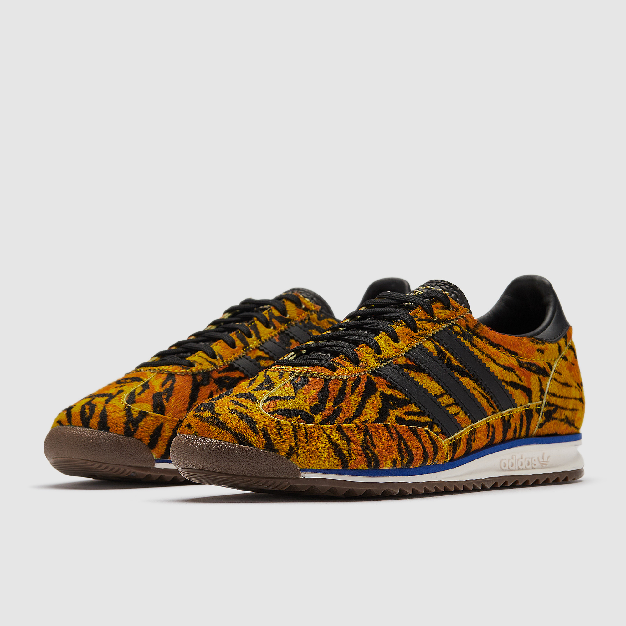 adidas Originals Femme SL 72 OG - Jaune/Noir/Bleu Lucide - Chaussures Femme  | Pro:Direct Soccer
