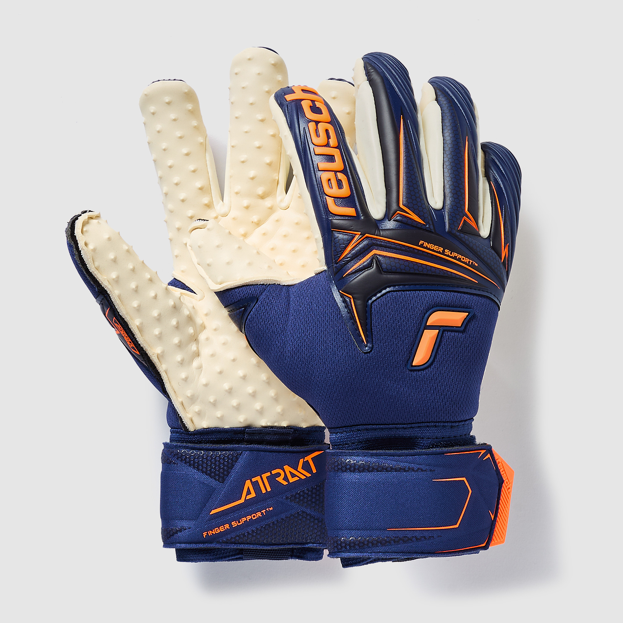 Gants de gardien Reusch Pure Contact 3 G3 Duo - Bleu profond/Jaune/Bleu