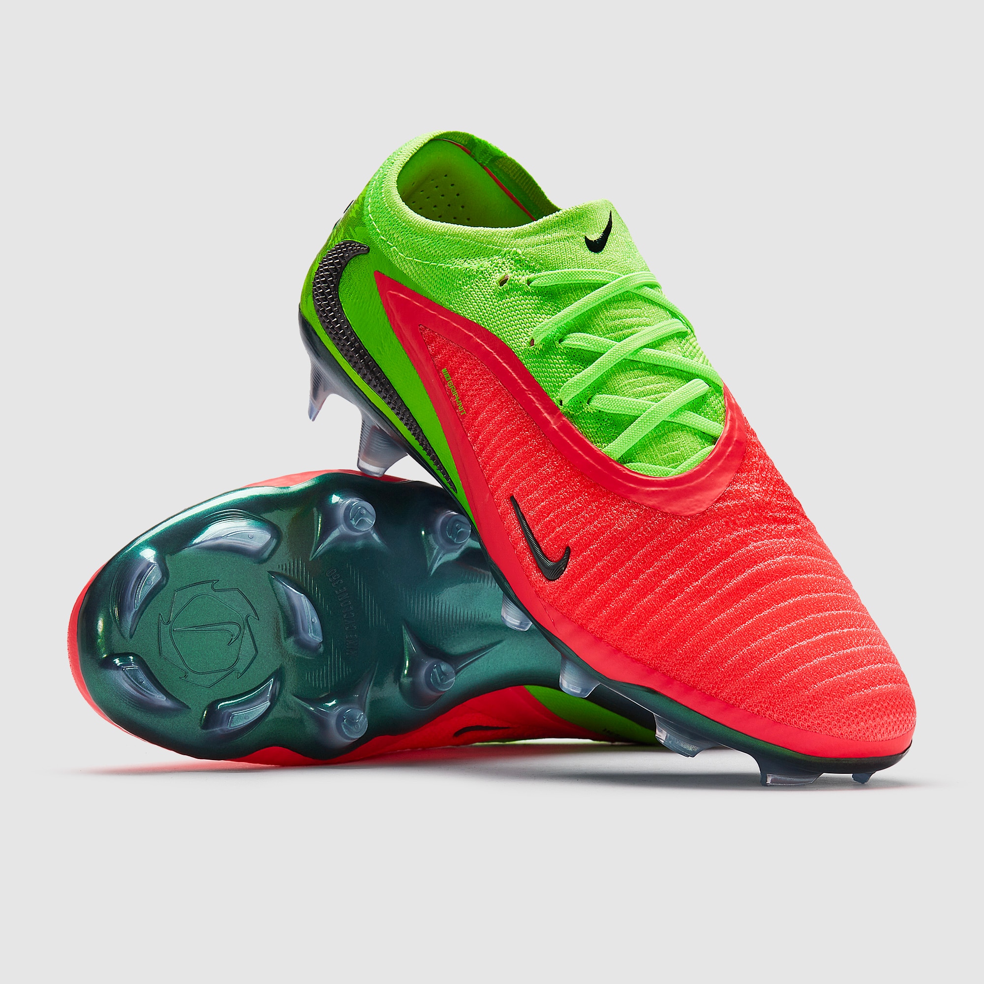 Nike Phantom 6 Low Elite x Haaland FG/MG - Hot Punch/Noir/Vert Strike