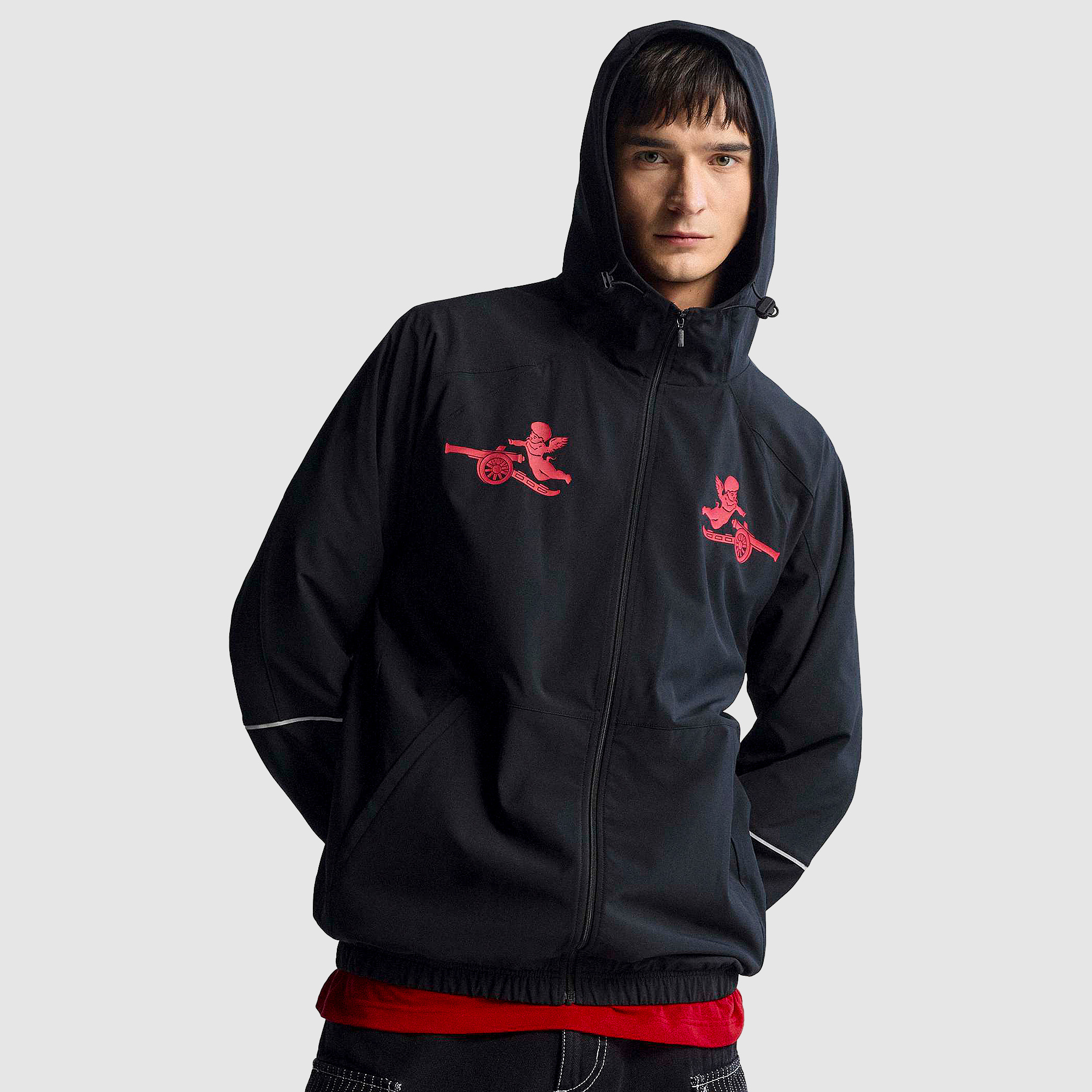 Adidas Arsenal X P F Jacket Black