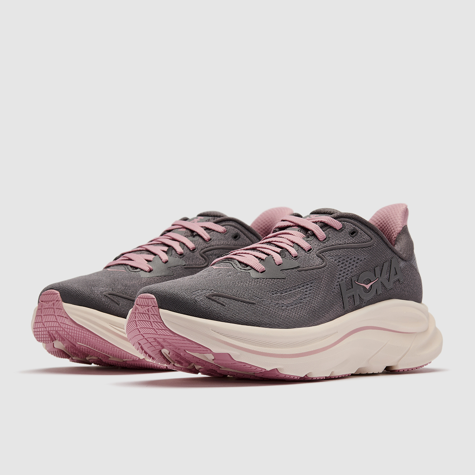 Hoka Womens Clifton 10 Galaxy Dried Rose Brown