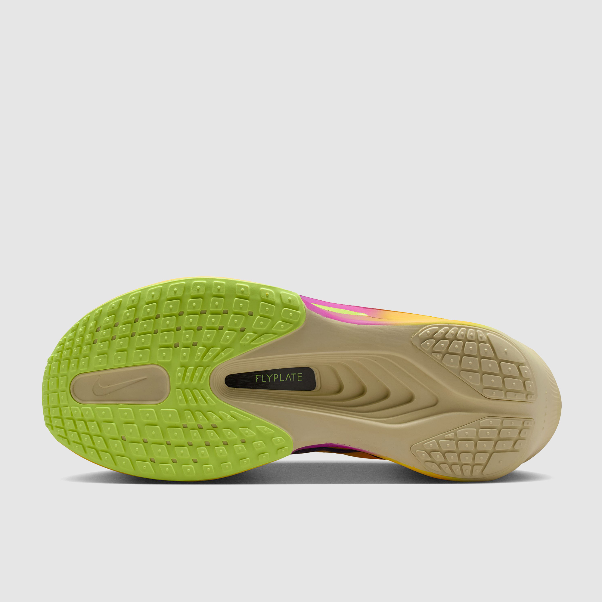 NEW NIKE men\'s zoom fly 6 shoes in citron pulse/indigo burst/volt ice Nike Performance ZOOM FLY 6 - Road running shoes - citron  main image 2