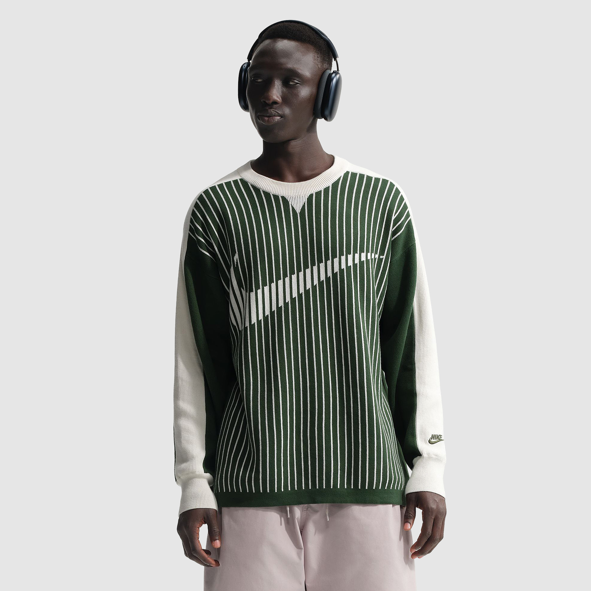 Nike Sportswear Club Jersey Sweater Fir Sail Green