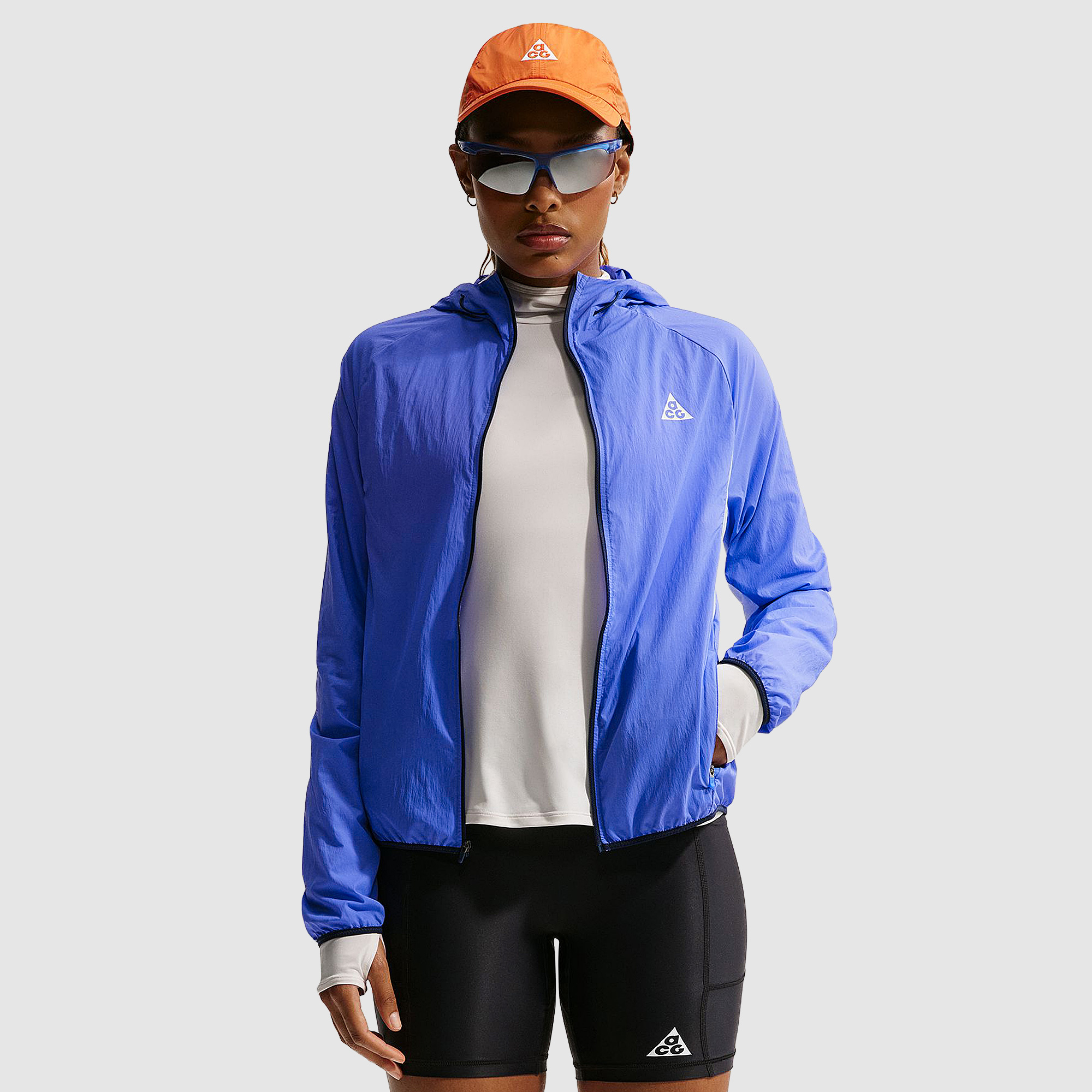 Nike Womens Acg Trail Repel Jacket Blue
