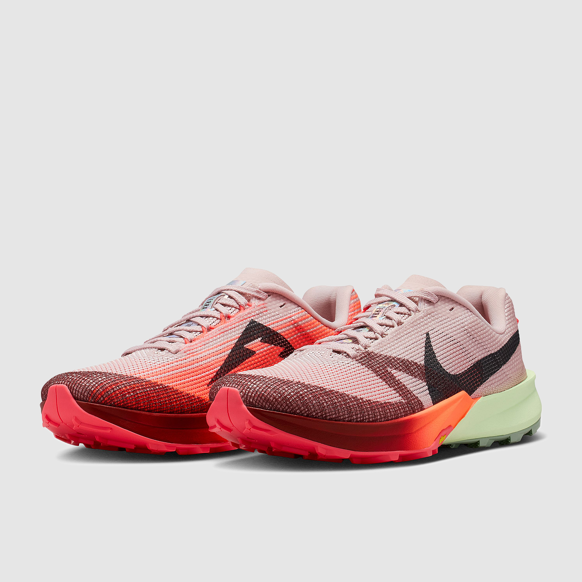 Nike Terra Kiger 10 Silt Burgundy Ash Volt Tint Hot Lava Team Crimson Steam Red