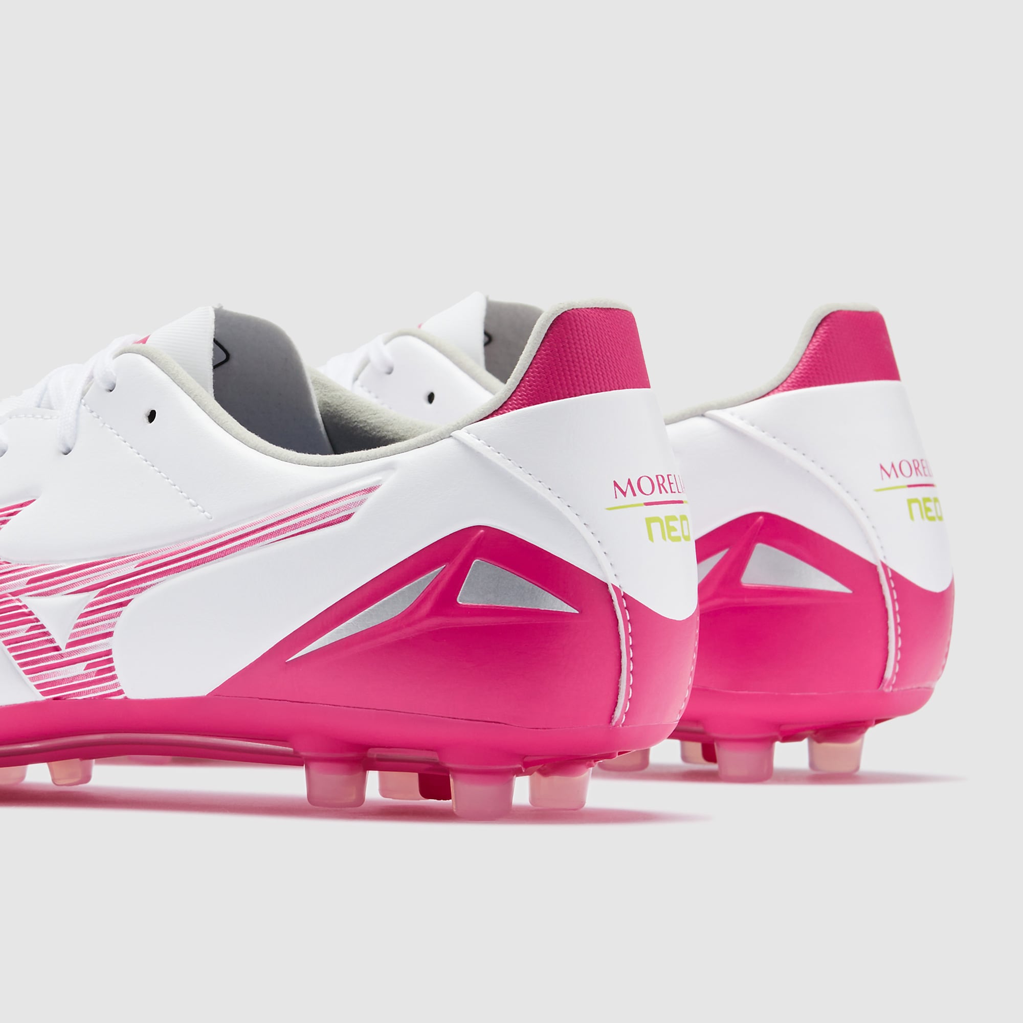 Mizuno Morelia Neo IV Pro Artificial Grass - White/Fuchsia Purple