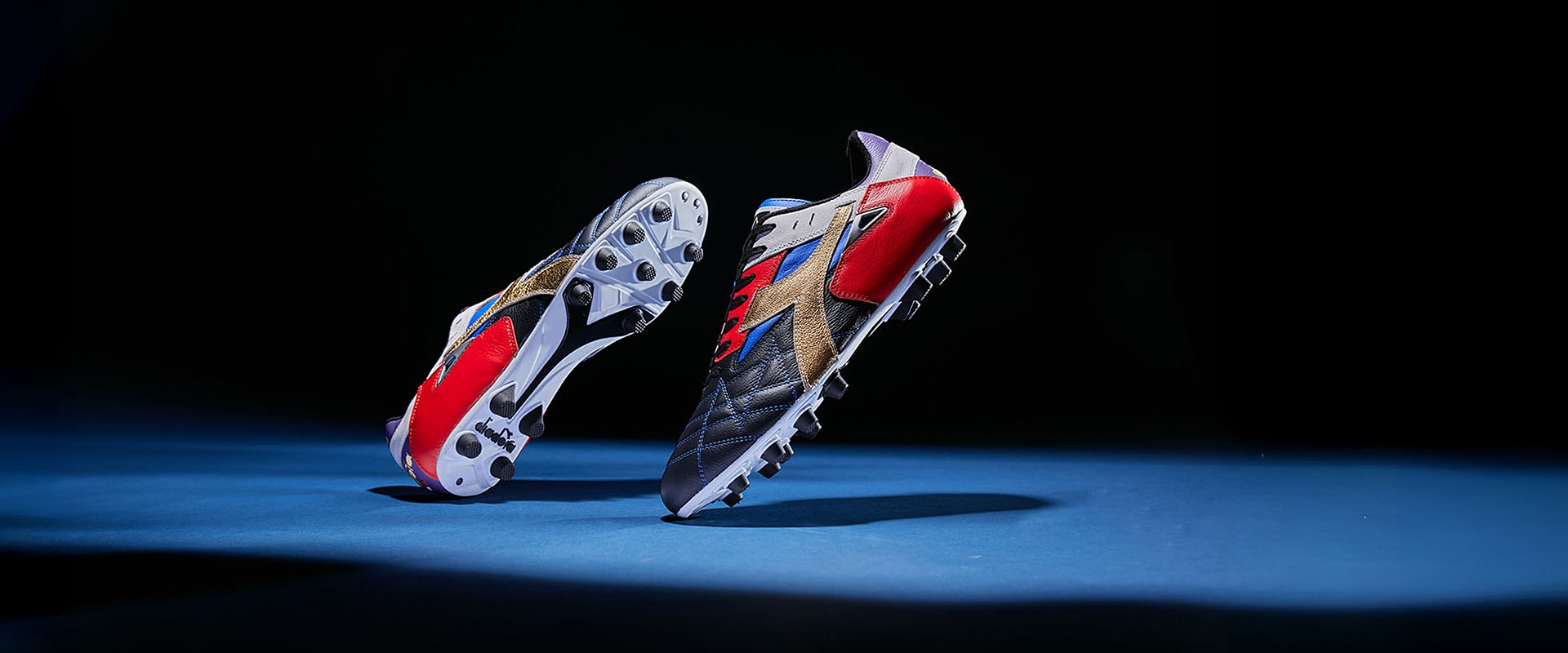 Diadora Match Winner Made in Italy SE Lucky 7 FG - Black/White/Red