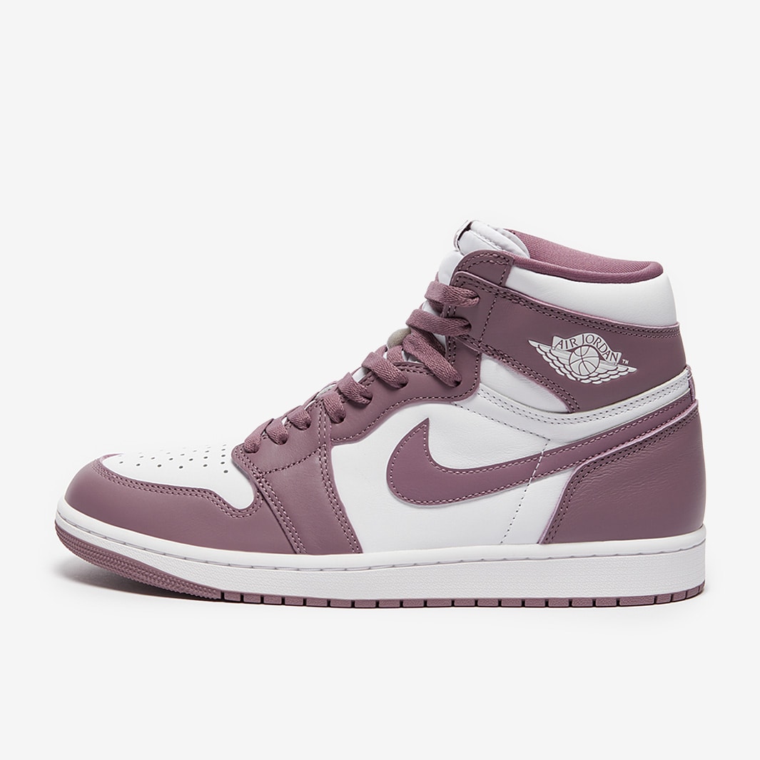 jordan 1's purple and white