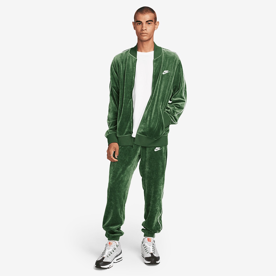 nike heritage velour tracksuit