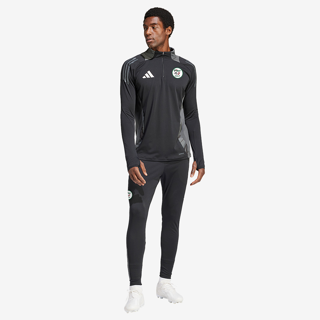 adidas Algeria 2024 Track Pants - Black/Team Dark Grey - Mens