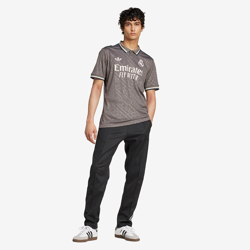 adidas Originals Real Madrid Third Shirt - Charcoal - Mens Replica
