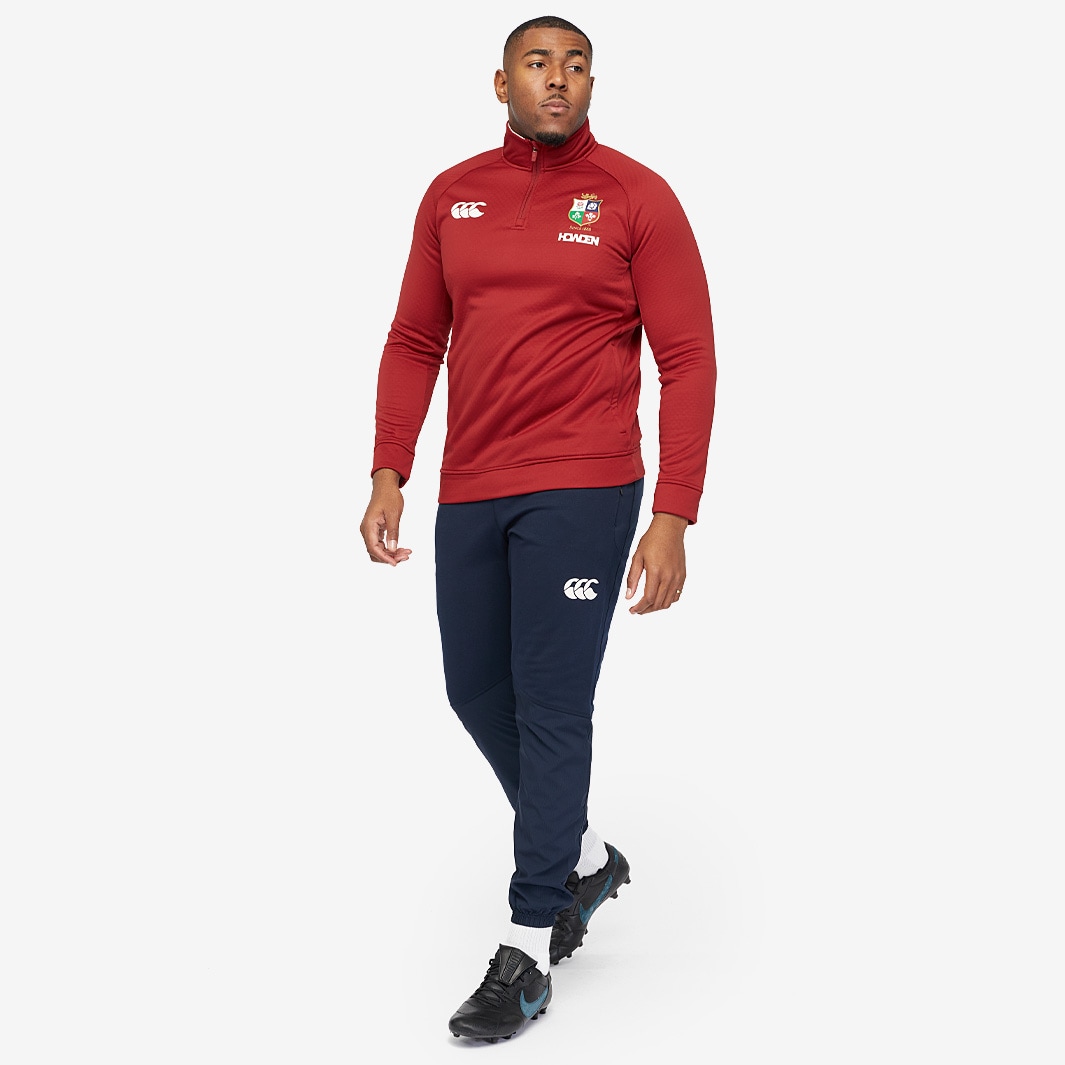 Canterbury British & Irish Lions 2025 1/4 Zip Fleece - Red Dahlia