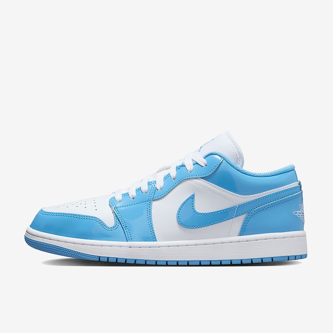 low air jordans blue