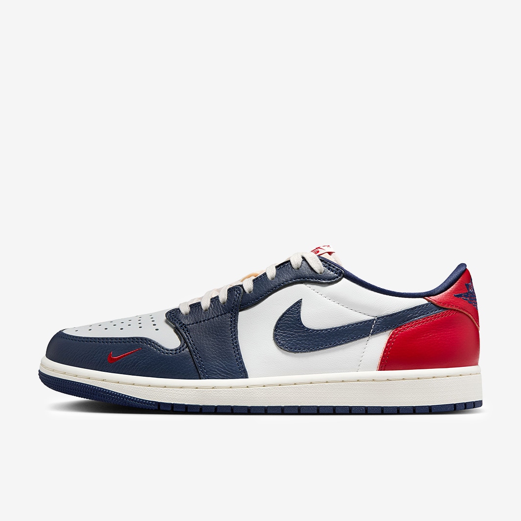 jordan 1s red blue and white