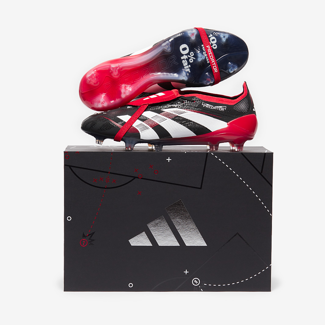 adidas Predator Elite Tongue x BWR Firm Ground - Black/White/Vivid