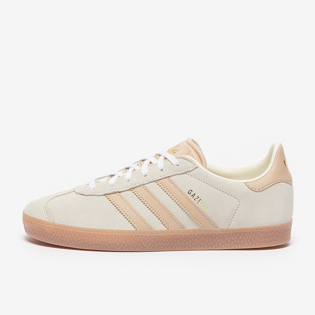 adidas Originals Older Kids Gazelle (GS) - Cream White/Magic Beige/Gum -  Trainers - Boys Shoes | Pro:Direct Soccer