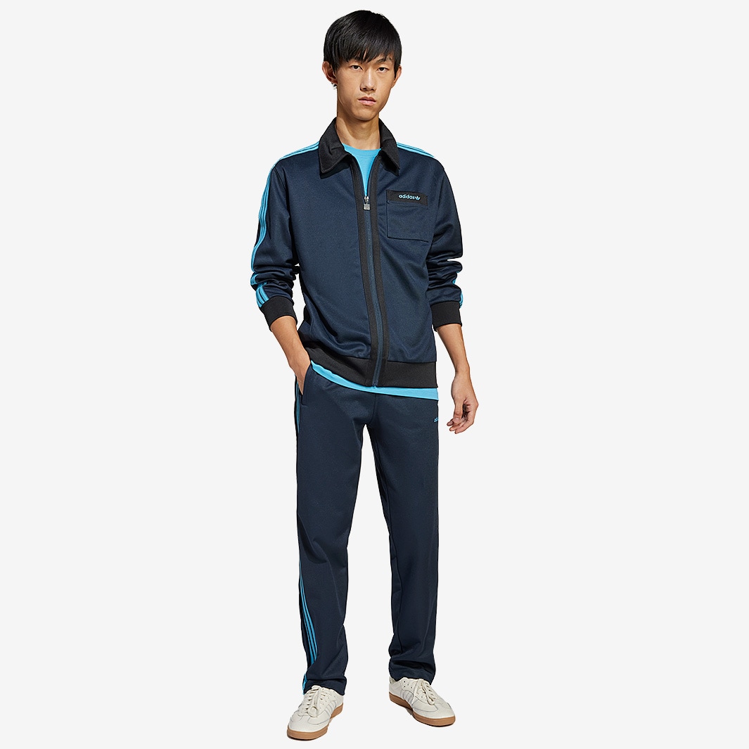 adidas Originals Track Top - Blue/Aurora Ink - Tops - Mens Clothing |
