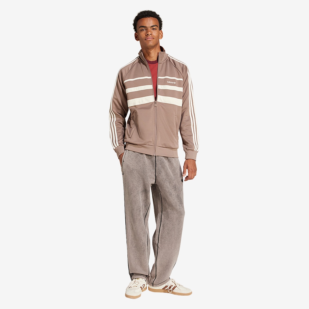 adidas Originals The First Track Top - Trace Brown/Wonder White