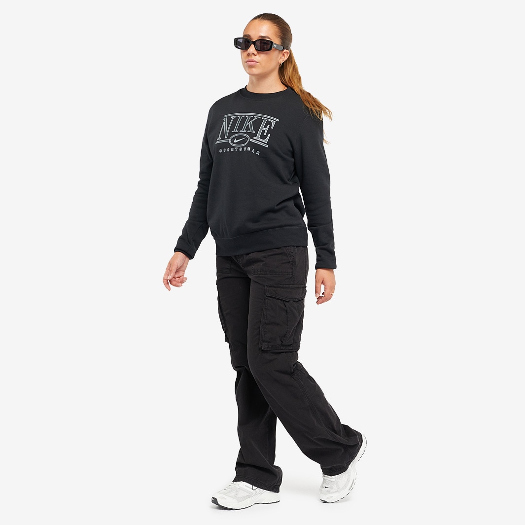 women's nike crew neck sweatshirt with pockets