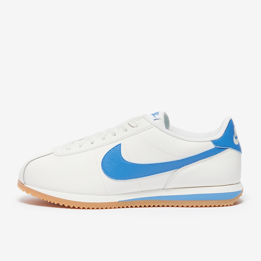 nike cortez blue with yellow swoosh